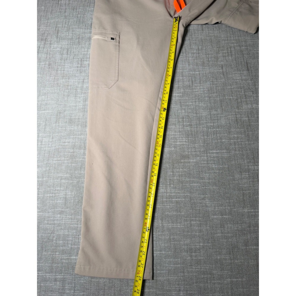 FIGS Casma Sleeveless Top & Livingston Pants Scrub Set Boulder Tan XS S/P - Picture 11 of 14